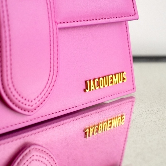 NWT Jacquemus Le Grand Bambino Pink Authentic Pink Leather Crossbody Bag $1190 - Picture 14 of 16